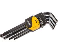 JUEGO DE LLAVES ALLEN HX 9 PIEZAS 1.5-10 MM PROXXON 23946