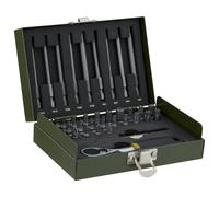 Proxxon Juego de mecánica de precisión 1/4" c. carraca de bits MICRO 36 piezas negro one_size