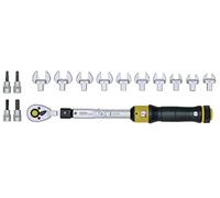 Proxxon MicroClick 23341 - Llave dinamométrica MC 60 (12-60 Nm, llave inglesa, cabeza de carraca 3/8", incluye puntas de destornillador)