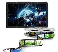 Proyección de Película Lavable, Proyector de Video de Varios Tamaños, para Pantalla de Proyección Rear Conferencia en el Aula para Cine en Casa (120 Pulgadas)