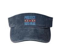 Proyecto 2026: Vota Azul, Salva La Democracia Visera Deportiva Gorra Visor Ligera Unisex Visera Sombrero para Correr Adultos Pesca
