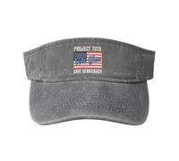 Proyecto 2026: Vota Azul, Salva La Democracia Visera Deportiva Gorra Visor Unisex Protección UV Visera Sombrero para Hombre Golf Beisbol