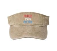 Proyecto 2026: Vota Azul, Salva La Democracia Visera Deportiva Viseras Superior Vacía Protección UV Visera Sombrero para Golf Correr Tenis