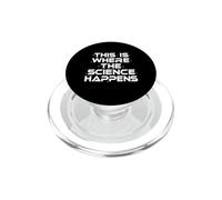 Proyecto Ave María Aquí Es Donde Sucede La Ciencia PopSockets PopGrip para MagSafe