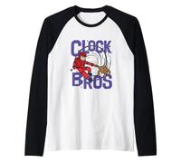 Proyecto Ave María Reloj Bros Camiseta Manga Raglan
