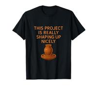 Proyecto de cerámica de neón dando forma a un bonito diseño Camiseta