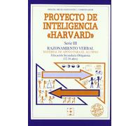 Proyecto de inteligencia harvard. Secundaria. Razonamiento verbal. Cuaderno alumno
