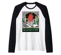 Proyecto de Resistencia a la censura 2025 Arte de protesta Camiseta Manga Raglan