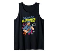 Proyecto de restauración de Garaje Humor Auto Classic Car Entusiasta Camiseta sin Mangas