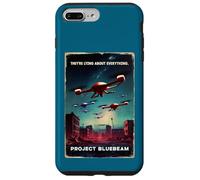 Proyecto Vintage Bluebeam UFO Conspiración Gran Reinicio Carcasa para iPhone 7 Plus/8 Plus