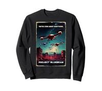 Proyecto Vintage Bluebeam UFO Conspiración Gran Reinicio Sudadera