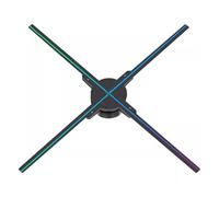 Proyector 3D holográfico de 50 cm con Pantalla rotativa de Ventilador, Pantalla LED sin Pantalla, máquina de Publicidad estereoscópica Alto Brillo