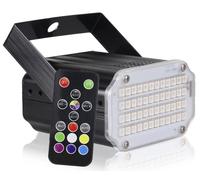 Proyector 48 LEDs RGBW-UV 12W con Control Remoto