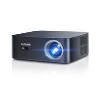 Proyector 4K【1400 ANSI/Google TV】 Netflix Official, Autofocus, Corrección Trapezoidal, Proyector Exterior Luz Diurna WiFi 6 Bluetooth, Control por Voz, 1080P Full HD LED Montaje en Techo 300" para