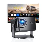 Proyector 4K | 2500 ANSI Ultra Brillante | VIDAA OS Rápido y Fluido | Dolby Audio 56W | Proyector Exterior para Cine Jardín, FHD 1080P Nativo, Enfoque Automático IA, HDMI 2.1, HDR10, Cine en Casa