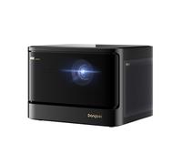 Proyector 4K Dangbei DBOX02, 2450 ISO lúmenes, Proyector de Cine en casa con GTV Netflix, BLU-Ray 3D de 200 Pulgadas con WLAN y Bluetooth, 2x12 W DTS:X, Dolby Digital Plus, HDR10+, Autofoco
