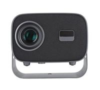 Proyector 4K, Proyector de Vídeo de Techo WiFi con Soporte Ajustable de 360°, Enfoque Eléctrico, Corrección Automática, Proyector de Películas de Cine en Casa Portátil (Enchufe