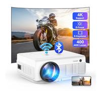 Proyector 5G WiFi Bluetooth, Mini Proyector Portátil Nativo 1080P Full HD 4K Soporte, Proyectores Movil Cine en Casa Compatible con TV Stick Smartphone Tableta Laptop HDMI USB TF