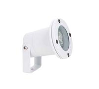 Proyector aluminio color blanco serie post 9.8cm