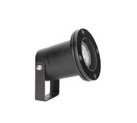 Proyector aluminio color negro serie post 9.8cm