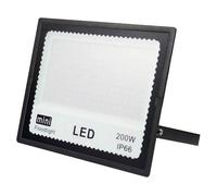 Proyector aluminio color negro serie zircon 32cm