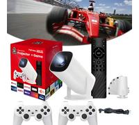 Proyector Arcade Vision, proyector retro Arcade Vision, proyector de consola con juegos retro, más de 36.000 juegos integrados, visualización HD cristalina de hasta 100 pulgadas, regalos de Navidad