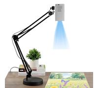 Proyector artístico para calcar, dibujar y pintar, proyector artístico inteligente para artistas, compatible con iOS/Android, conectividad WiFi y USB, proyección inalámbrica para escritorio o pa