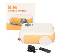 Proyector AuKing 2023 Mini Proyector Actualizado 7500 Lúmenes Full HD 1080P HDMI VGA USB AV Compacto Portátil, Compatible conAndroid, Tamaño de Proyección de 13-100 Pulgadas