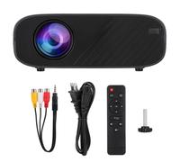 Proyector con altavoces estéreo HiFi, proyector de películas portátil HD 1080P con función multimedia y tecnología de última generación,