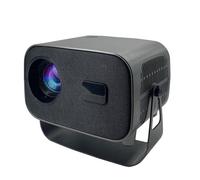 Proyector con WiFi y Bluetooth, soporte ajustable de 360° y enfoque eléctrico y Keystone automático, proyector de películas portátil 1080P al aire libre para teléfono/TV Stick HDMI/USB