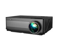 Proyector de 1920 x 1080P 9000L Proyector de video actualizado Soporte 4K Zoom Proyector para el hogar y al aire libre (D como se muestra) pequeño regalo