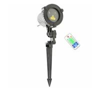 Proyector de 32 patrones en movimiento IP65 R & G for exteriores, luz remota for fiesta de Navidad, pared, árbol, casa, jardín, paisaje, B203N7