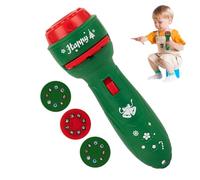 Proyector de antorcha infantil 24 diseños, proyector de luz Noc para fiestas de Navidad, luz nocturna de enfermería dulce viaje casa favoritos cumpleaños