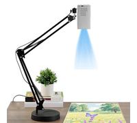 Proyector de arte, proyector inteligente portátil para trazar con enfoque ajustable y tamaño de imagen, conectividad Wi-Fi y USB para artistas y aficionados