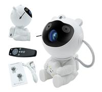 Proyector De Astronaut Galaxy - ABS PC 12.5x8.6x7.6cm 5W USB Alimentado | Astroonaut Staar Projeector con RGB Color Mixto | Estrella Proyectoor Luz Y Control De Botón para El Cuerpo para La Fiesta De