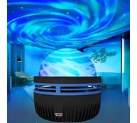 Proyector de aurora norte, luz norte galaxia, proyectores de estrellas con mando a distancia, luz nocturna RGB colorida, proyector vórtice galaxia para decoración del hogar, cumpleaños, regalos de