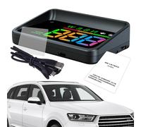 Proyector de automóvil digital: pantall multifunción de automóviles HUD, Monitor de velocidad GPS | Motor de datos de pantalla de pantallade transparencia de alta resolución para el motor de datos p