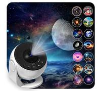 Proyector de cielo estrellado para el hogar, proyector de cielo estrellado para dormitorio, niños y adultos, con 14 discos planetarios, luna/Halloween/cumpleaños, proyector de galaxia, proyector
