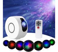 Proyector de cielo estrellado, proyector de galaxias con velocidad, brillo y temporizador ajustables para una decoración de habitación encantadora,