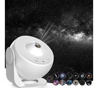 Proyector de cielo estrellado Proyector de planetario Proyector de cielo estrellado Proyector de galaxia Techo Techo Adulto 12 discos Giratorio 360