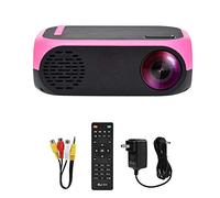 Proyector de Cine En Casa Mini Proyector LED Delaman Proyector de Mano HD 1080P Cine En Casa USB/SD/HDMI/AV