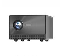 Proyector de cine en casa sala de estar reunión hogar automático inteligente alto brillo enseñanza pantalla proyector (D como se muestra) pequeño regalo