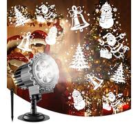 Proyector de copos de nieve de Navidad, Luz LED dinámica de copo de nieve, Proyector de luz impermeable para Navidad, iluminación exterior para jardín, ventana, pared, patio, decoración de fiesta de