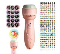 Proyector de cuentos para niños, linternas de proyector para niños, 120 patrones y 15 historias temáticas, juego divertido, juguete educativo, linterna para niñas y a partir de 18 meses, estilo