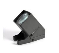 Proyector de diapositivas portátil para diabetes de 35 mm, 3 aumentos y visualización LED iluminada en el escritorio para diapositivas de 35 mm, negativos de película positiva
