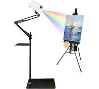 Proyector de dibujo artístico para trazado, pintura y proyectos de arte, proyector de escritorio portátil con enfoque ajustable y tamaño de imagen, corrección de deformidad de borde
