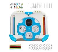 Proyector de dibujo para niños, tablero de dibujo de proyección inteligente mejorado para niños, juguete de proyector de dibujo inteligente, almohadillas para orejas de dibujo electrónicas