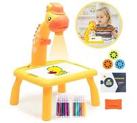 Proyector de Dibujo para Niños, Trazando y Dibujando Proyector de Juguete con Luz y Música, Niños Smart Projector Sketcher Borrable Doodle Board Juguetes Educativos para Niñas (S