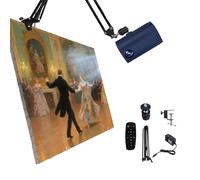 Proyector de Dibujo portátil, proyector de Arte para trazar, proyector bocetos Smart Sketcher, conexión inalámbrica en la Misma Pantalla, con Control Remoto, para bocetos y Dibujos(Blue,0.6m)