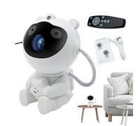 Proyector De Estrellas Astronauta Hombre Espacial,Lámpara Proyector Estelar Con Mando - Multimodo Realista Decoración de Dormitorio Estética del Hogar para Niños Niñas Adolescentes y Familia
